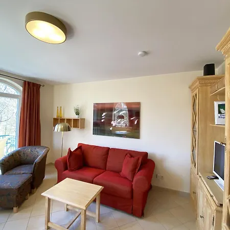 Gruene Duene Whg 19 Duenenwald Mit Balkon Apartamento Baabe